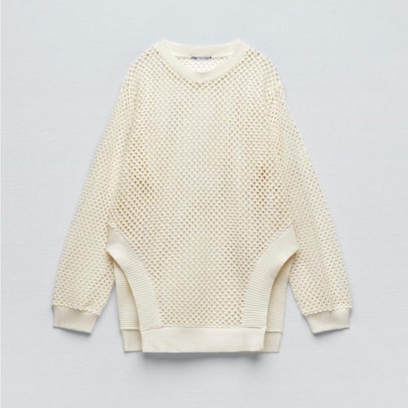 Zara Mesh knit sweater - Picture 3 of 3